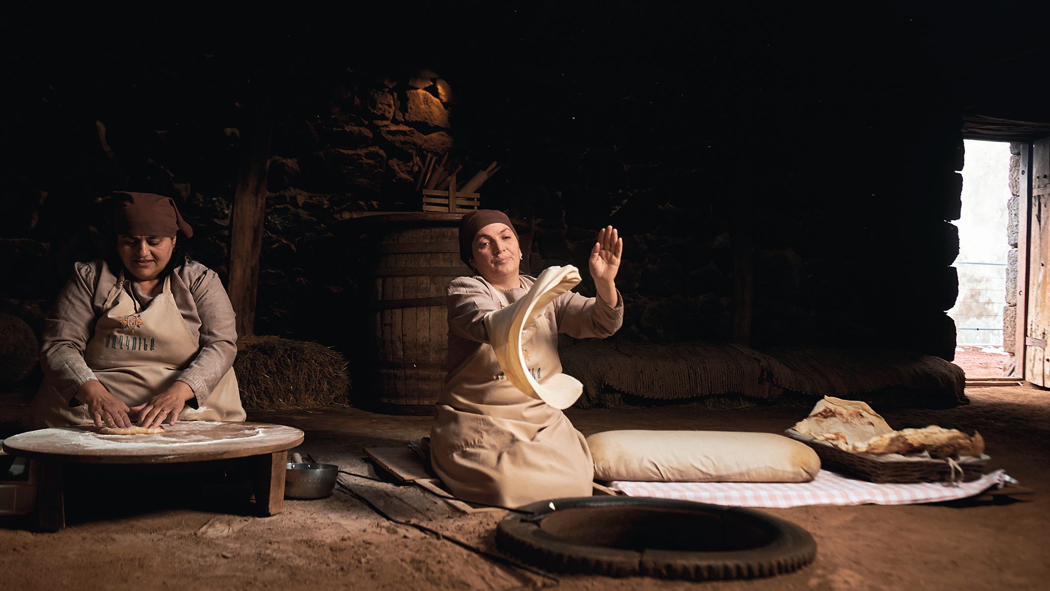 OK_Lavash making in our Glkhatun